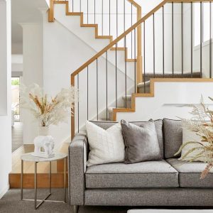 White with Multicolor Floral Print Cotton Table Napkin, 28 * 20 Inches, Set of 4