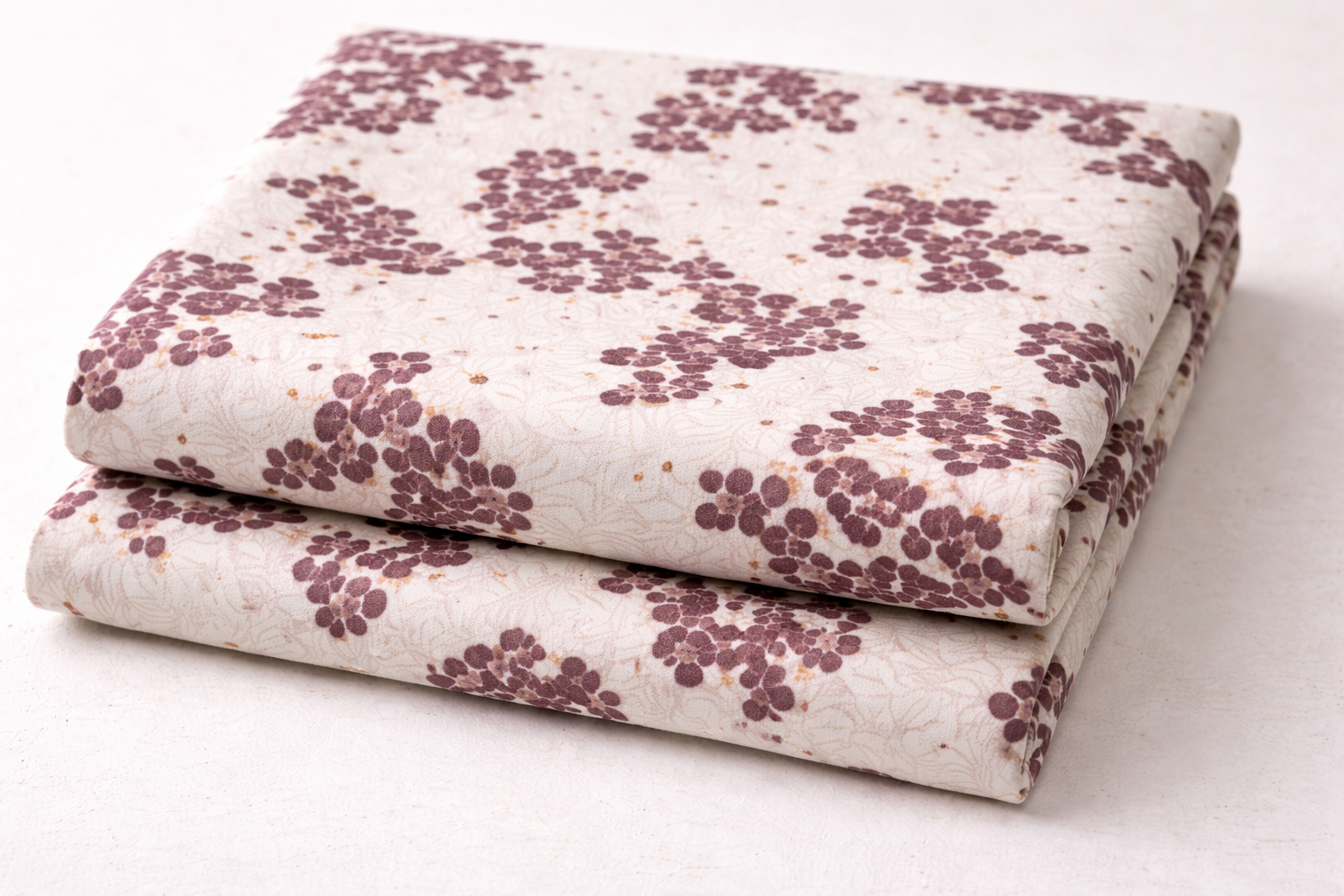 Cotton Bedsheet with Brown mini floral - Image 4