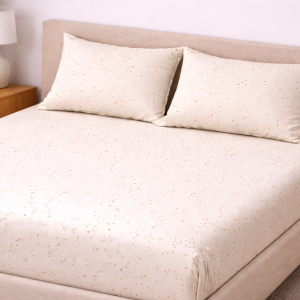 Cotton Bedsheet with  White star