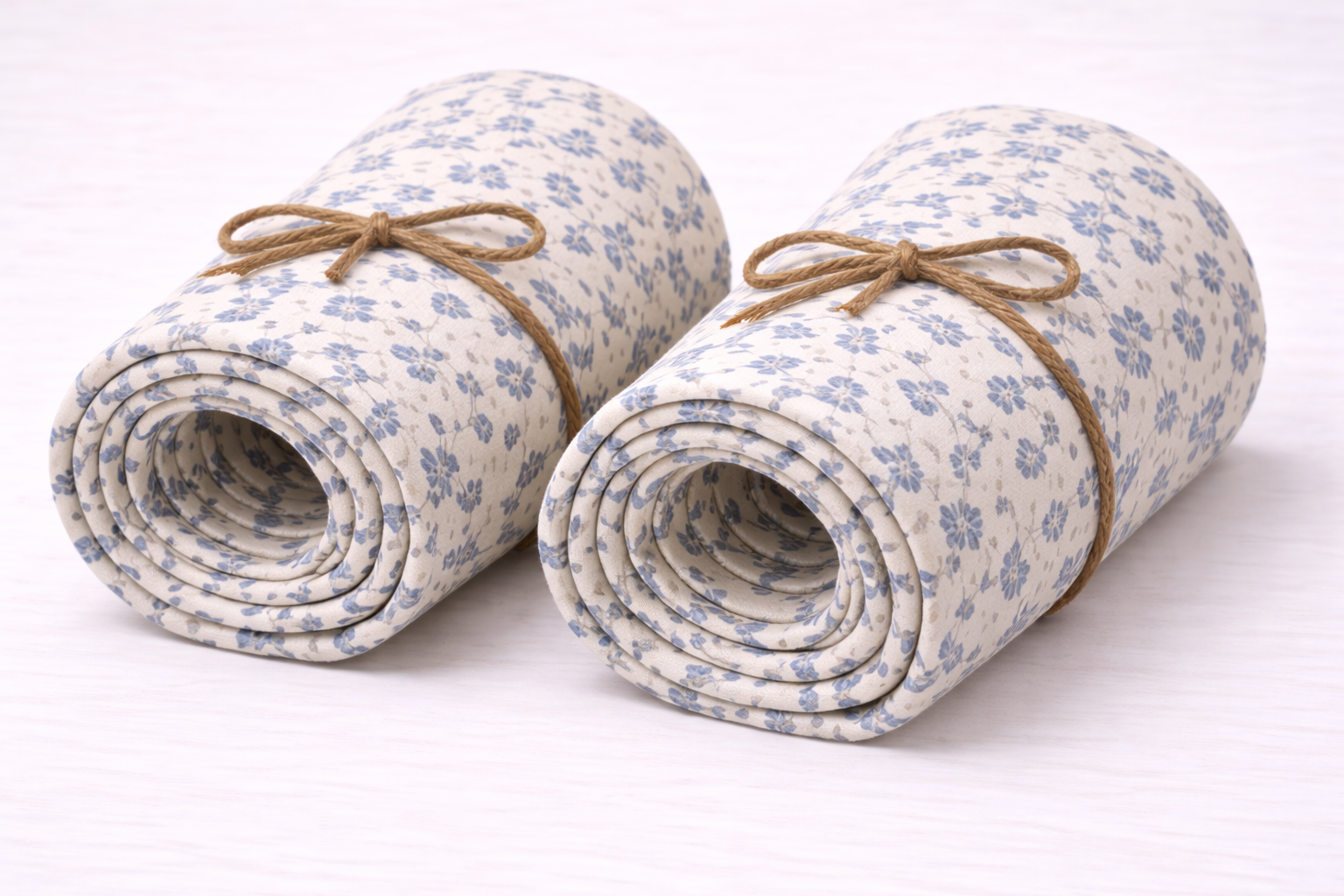 Cotton Bedsheet with -Baze with Blue floral - Image 4