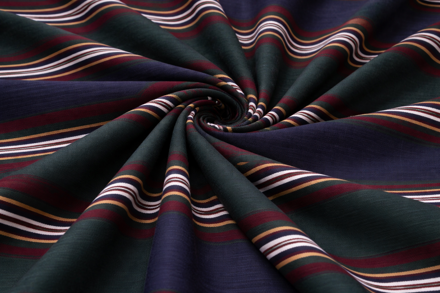 Cotton Bedsheet with Green Stripe - Image 4