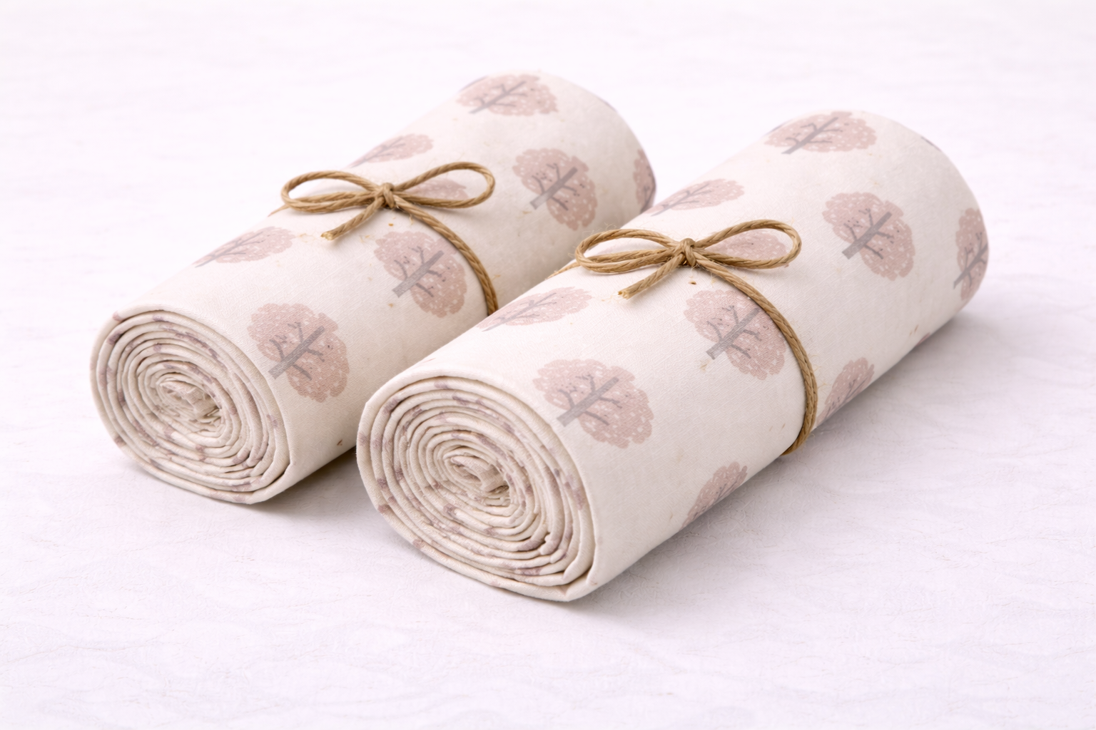 Cotton Bedsheet with - White Tree - Image 2