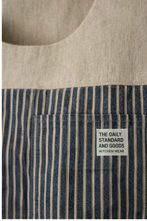 Cotton Apron with design - Striped - Image 3